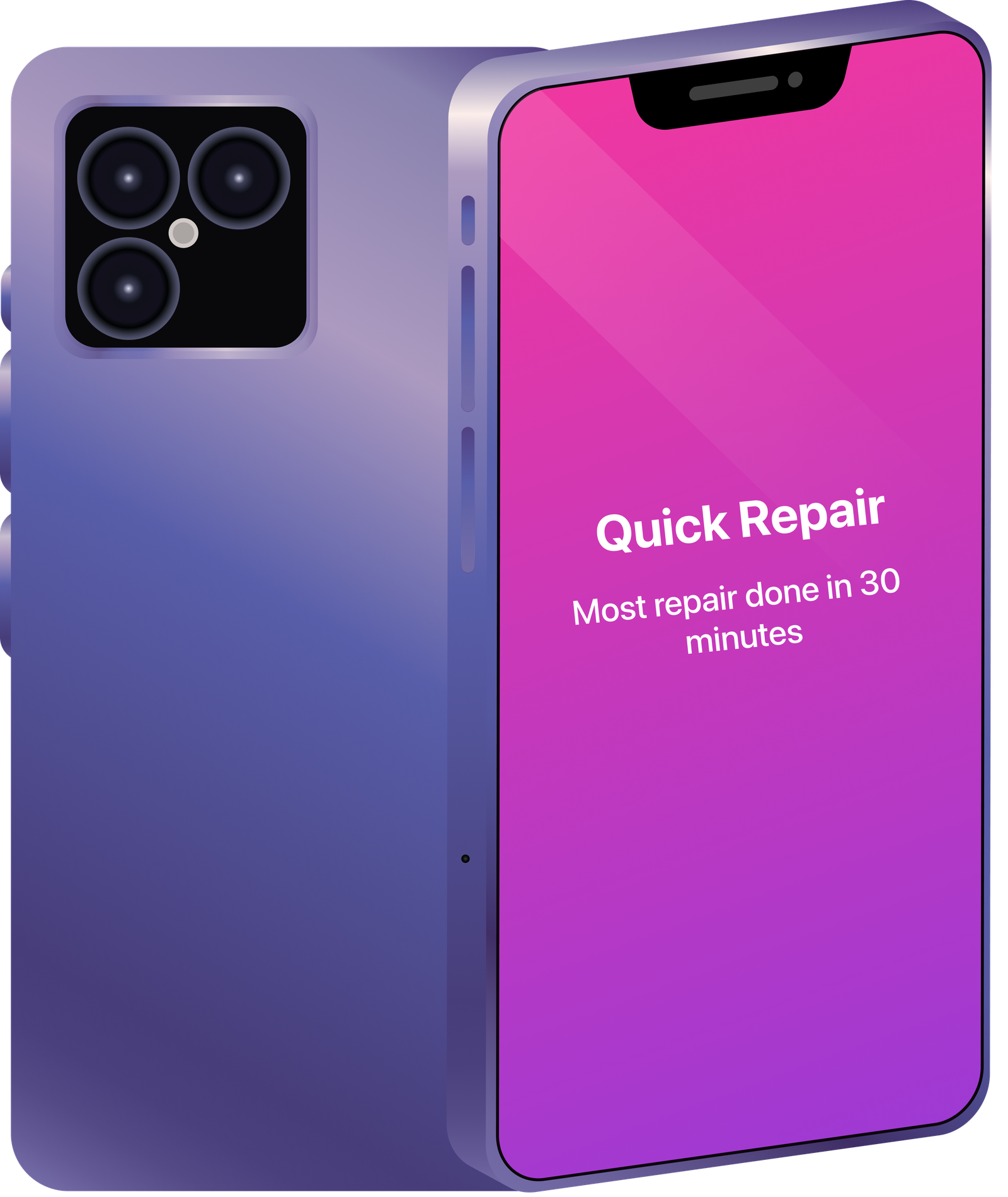 Quick Repair - Most repair done in 30 minutes